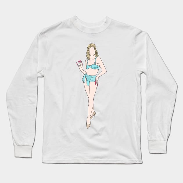 Gigi Goode Long Sleeve T-Shirt by doctorbihcraft